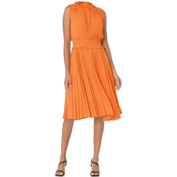 nanette lepore orange dress Lot